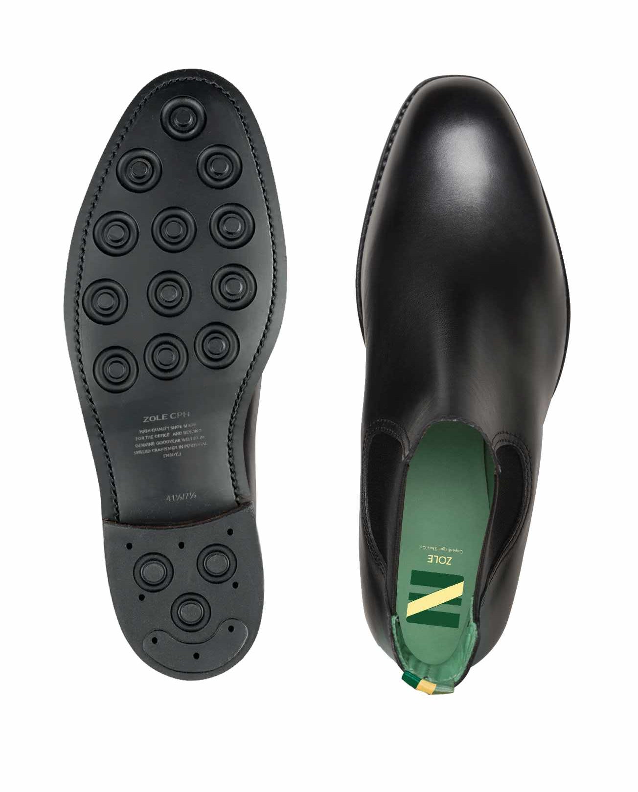 Studded rubber sole